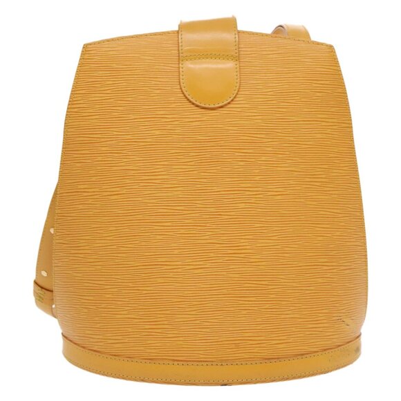 LOUIS VUITTON Epi Cluny Shoulder Bag Yellow LV Auth - Picture 3 of 16
